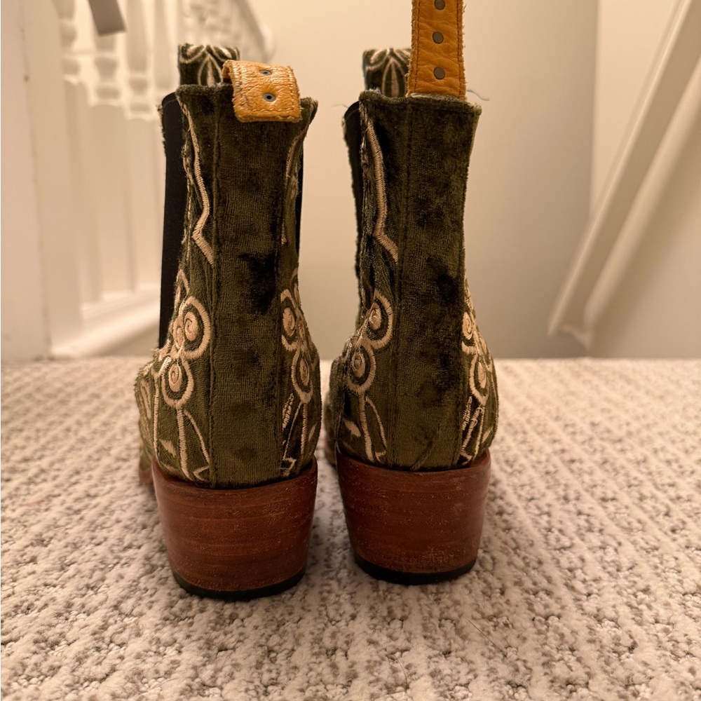 PS Kaufman x Lenni The Label Embroidered Western Boots - Picture 3 of 4
